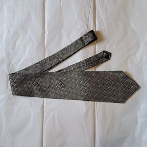 Mens green pattern tie
